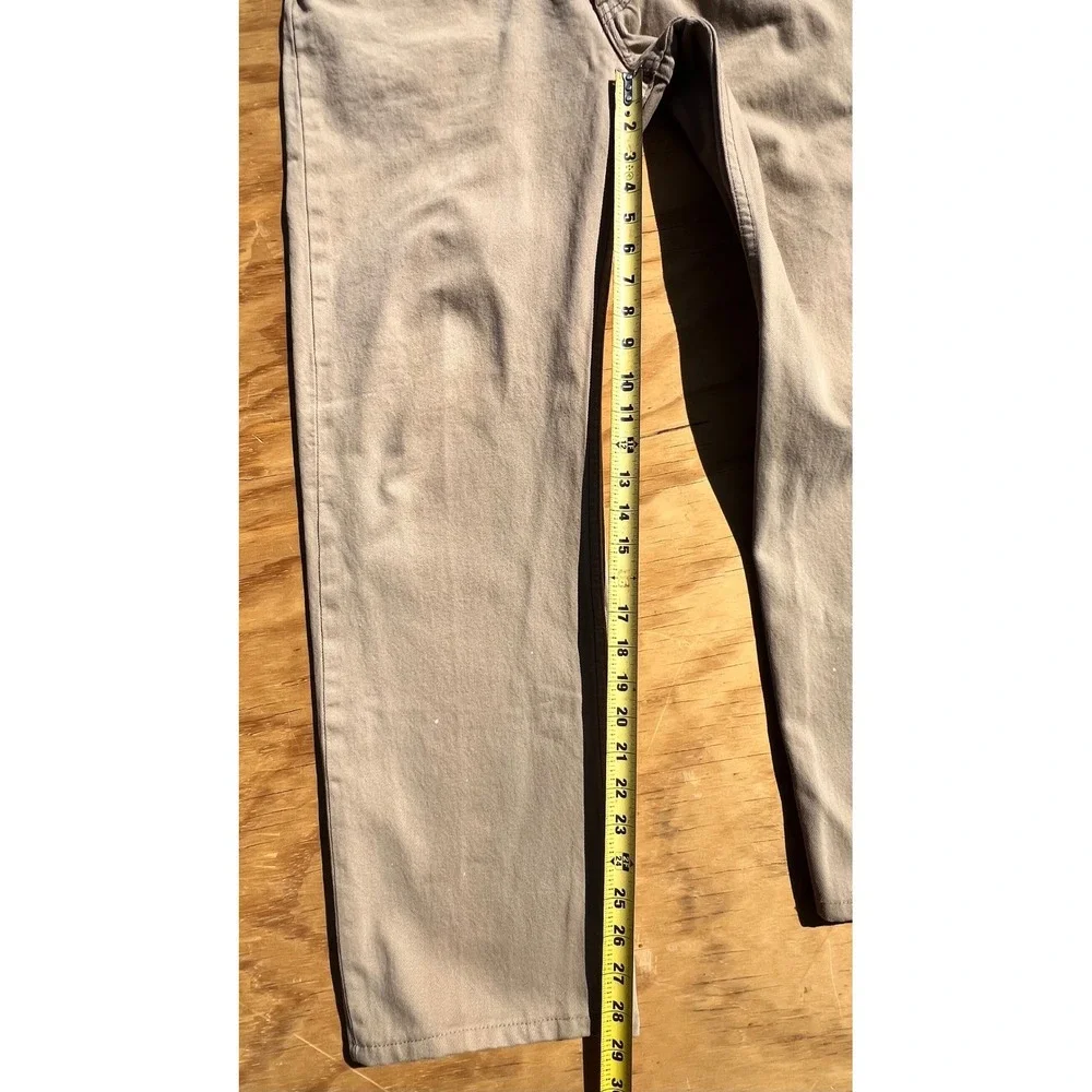Vintage Levis 501 Tan Khaki Jeans Made in USA Button Fly Straight Leg 36x32
